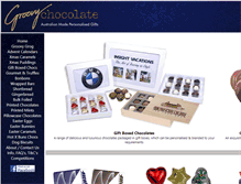 Tablet Screenshot of groovychocolate.com.au